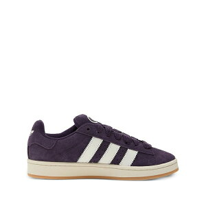 �A�f�B�_�X ���f�B�[�X �X�j�[�J�[ �V���[�Y Campus 00s three-stripes suede low-top sneakers Purple