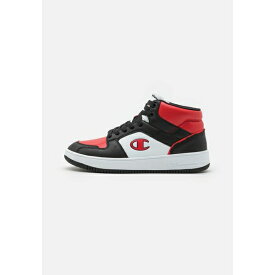 チャンピオン メンズ バスケットボール スポーツ REBOUND 2.0 MID - Basketball shoes - new black/red/white