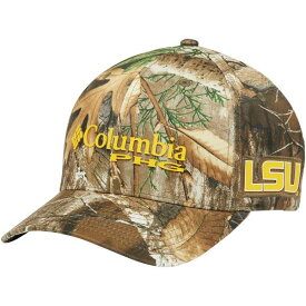 コロンビア メンズ 帽子 アクセサリー LSU Tigers Columbia Unisex Mossy Oak Bottomland Flex Hat Realtree Camo