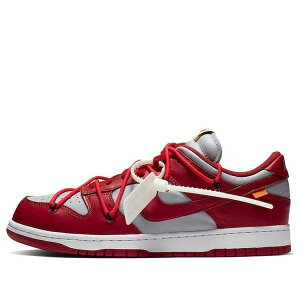 Nike �i�C�L �����Y �X�j�[�J�[ �yNike x Off-White Dunk Low 'University Red' CT0856-600�z �T�C�Y US_5(23.0cm)