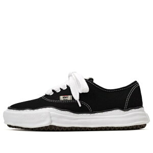 Maison MIHARA YASUHIRO �~�n�����X�q�� �����Y �X�j�[�J�[ �yMaison MIHARA YASUHIRO BAKER Vintage-Like OG Sole Canvas Low-top Sneaker 'Black' A09FW735-BLK�z �T�C�Y US_10(28.0cm)