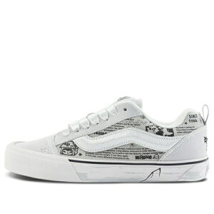 Vans �o���Y �����Y �X�j�[�J�[ �yVans x HIRONO Knu Skool 'White Black' VN000CS0BHD�z �T�C�Y US_11(29.0cm)
