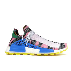 adidas �A�f�B�_�X �����Y �X�j�[�J�[ �yadidas NMD Hu Pharrell Solar Pack Mother�z �T�C�Y US_6.5(24.5cm) White/Pink/Yellow