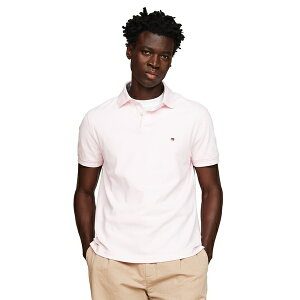 g~[ qtBK[ Y |Vc gbvX Men's 1985 Slim Fit Polo Shirt Light Pink