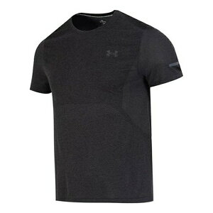 Under Armour A_[A[}[ Y Xj[J[ yUnder Armour Seamless Stride Short Sleeve 'Black' 1375692-001z TCY US_M_XL