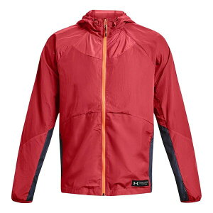 Under Armour A_[A[}[ Y Xj[J[ yUnder Armour Rush Woven Full Zip Jacket 'Coral Red' 1377181-638z TCY US_M_XXL