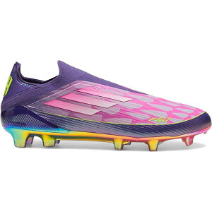 adidas �A�f�B�_�X �����Y �X�j�[�J�[ �yadidas F50 Elite Laceless FG Lamine Yamal Future Icons Pack�z �T�C�Y US_9.5(27.5cm) Unity Purple/Footwear White/Lucid Lemon