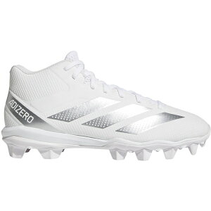 adidas AfB_X Y Xj[J[ yadidas Adizero Impact.2 Molded Rubber Cloud White Silver Metallicz TCY US_8(26.0cm) Cloud White/Silver Metallic/Cloud White