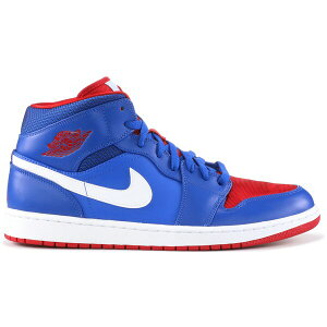 Jordan �W���[�_�� �����Y �X�j�[�J�[ �yJordan 1 Mid Detroit Pistons�z �T�C�Y US_7(25.0cm) Game Royal/Gym Red-White