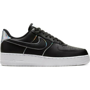 Nike �i�C�L �����Y �X�j�[�J�[ �yNike Air Force 1 Low Black Iridescent Outline�z �T�C�Y US_9(27.0cm) Black/Black-Black