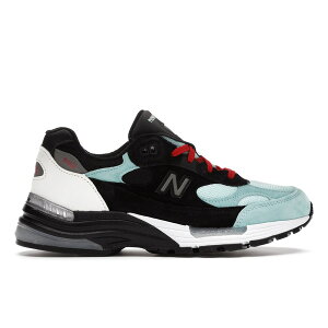 New Balance �j���[�o�����X �����Y �X�j�[�J�[ �yNew Balance 992 Nice Kicks Amoeba Music Black�z �T�C�Y US_8(26.0cm) Black/Light Blue