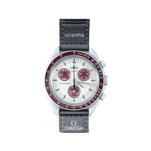 �X���b�` �����Y �r���v �A�N�Z�T���[ X omega moonswatch mission to pluto 42mm watch White