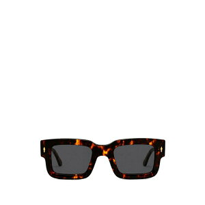 �J�b�g�}�R�j�[ ���f�B�[�X �T���O���X���A�C�E�F�A �A�N�Z�T���[ Sora tortoiseshell-effect square-frame sunglasses Brown