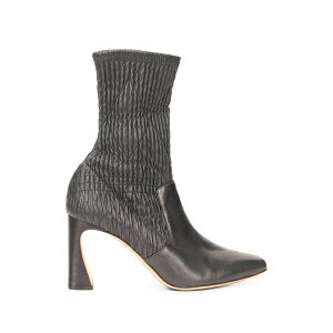 �A���x���^ �t�F���b�e�B ���f�B�[�X �u�[�c �V���[�Y Quilted ruched ankle boots Black
