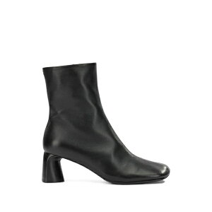 �n���}�l�� ���f�B�[�X �u�[�c �V���[�Y Side-zip leather ankle boots Black