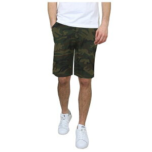 �M�����N�V�[�o�C�n���r�b�N �����Y �J�W���A���p���c �{�g���X Men's 5-Pocket Flat-Front Slim-Fit Stretch Chino Shorts Camouflage