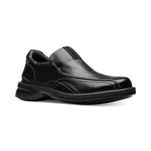 N[NX Y Xb|E[t@[ V[Y Men's Gessler Step Loafers Black Leather