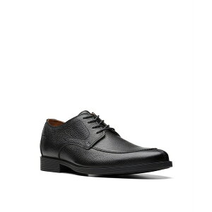 N[NX Y hXV[Y V[Y Men's Collection Whiddon Apron Oxford Dress Shoes Black Tumbled Leather