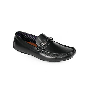 g~[ qtBK[ Y hXV[Y V[Y Men's Axin Slip-on Penny Drivers Black