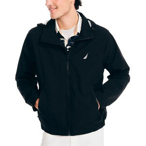 �i�E�e�B�J �����Y �W���P�b�g���u���]�� �A�E�^�[ Men�?s Classic Rainbreaker Hooded Zip-Front Lightweight Jacket True Black