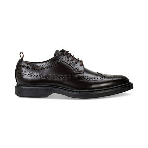 {X Y hXV[Y V[Y Men's Larry Wingtip Derby Dress Shoe Dark Red