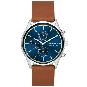XJ[Q Y rv ANZT[ Men's Hoist Chronograph Brown Leather Watch 42mm Brown
