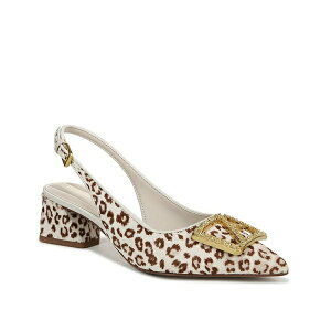 フランコサルト レディース パンプス シューズ Racer Pump Beige Spotted Calf Hair Leather