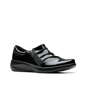 N[NX fB[X Xb|E[t@[ V[Y Kaetlyn Slip-On Black Crinkle Synthetic