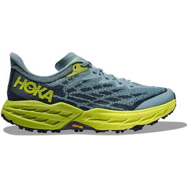 Hoka One One ホカオネオネ メンズ スニーカー 【Hoka One One Speedgoat 5】 サイズ US_12(30.0cm) Stone Blue Dark Citron