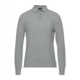 【送料無料】 ザノーネ メンズ ポロシャツ トップス Polo shirts Light grey