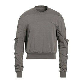 【送料無料】 リックオウエンス メンズ パーカー・スウェットシャツ アウター Sweatshirts Khaki