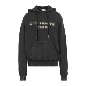 【送料無料】 オフホワイト メンズ パーカー・スウェットシャツ アウター Sweatshirts Steel grey