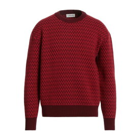 【送料無料】 ランバン メンズ ニット&セーター アウター Sweaters Red