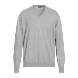 【送料無料】 ロッソピューロ メンズ ニット&セーター アウター Sweaters Light grey