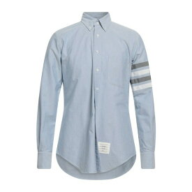 【送料無料】 トムブラウン メンズ シャツ トップス Shirts Light blue