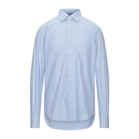 【送料無料】 ランバン メンズ シャツ トップス Shirts Sky blue