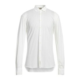【送料無料】 ロッソピューロ メンズ シャツ トップス Shirts White