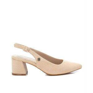 LV^C fB[X pvX V[Y Women's Slingback Pointy Toe Pumps Refresh By Xti Beige