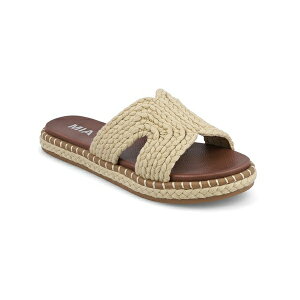 ~A fB[X T_ V[Y Women's Sirah Slip-On Flat Sandals Natural