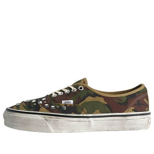 Vans �o���Y �����Y �X�j�[�J�[ �yVans Premium Authentic 'Woodland Camo Green' VN000D9NWVD�z �T�C�Y US_9.5(27.5cm)
