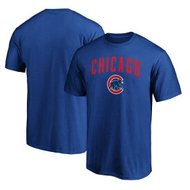 ファナティクス メンズ Tシャツ トップス Chicago Cubs Fanatics Branded Team Lock Up Wordmark TShirt Royal