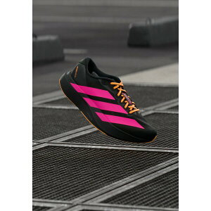 AfB_X Y Xj[J[ V[Y ADIZERO EVO SL - Trainers - core black/shock pink/flash orange