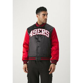 ニューエラ メンズ バスケットボール スポーツ NFL SAN FRANCISCO 49ERS BOMBER - Training jacket - black/red
