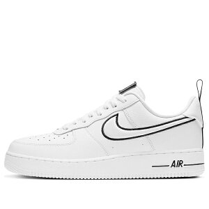 Nike �i�C�L �����Y �X�j�[�J�[ �yNike Air Force 1 'White Black Outline Swoosh' DH2472-100�z �T�C�Y US_11.5(29.5cm)