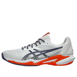 ASICS �A�V�b�N�X �����Y �X�j�[�J�[ �yASICS Solution Speed FF 3 'Clay White Greyish Purple' 1041A437-103�z �T�C�Y US_12.5(30.5cm)
