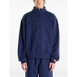 �m�[�X�t�F�C�X �����Y �p�[�J�[�E�X�E�F�b�g�V���c �A�E�^�[ Half zip fleece sweater Blue