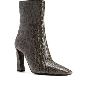 �W���[�b�y�U�m�b�e�B ���f�B�[�X �u�[�c �V���[�Y 90mm janiee crocodile-effect ankle boots Grey