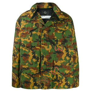 �I�t�z���C�g �����Y �W���P�b�g���u���]�� �A�E�^�[ Camouflage padded field jacket Multicolour