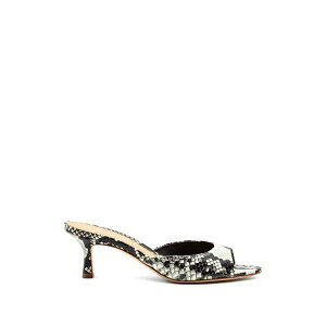 �W�����[�f�B�[ ���f�B�[�X �T���_�� �V���[�Y Python-print leather sandals White