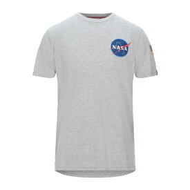 【送料無料】 アルファインダストリーズ メンズ Tシャツ トップス T-shirts Light grey